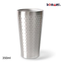 홈아트 벌집 이중진공 스텐컵, 350ml
