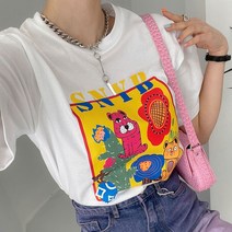 멋쭈 애니멀 전사나염 반팔티 3color