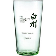 산토리 하쿠슈 위스키잔 하이볼 언더락 유리컵 씬 텀블러 340ml, 1개