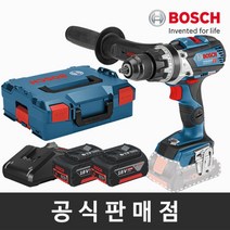 [보쉬] 정품 GSB 18V-110 C 브러쉬리스 충전임팩트드릴드라이버 메탈척 5.0Ah세, 상세 설명 참조