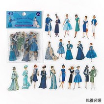 스티커세트 다이어리 꾸미기 새해 다꾸 폰꾸 스티커 세트 용품 빈티지 고귀한 사람들 스티커 팩 DIY 일기, 05 E