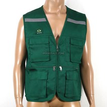 산업용조끼 자원봉사조끼 경비 ITR-v2a 녹색조끼 춘추복 무재해 주차조끼 노인조끼