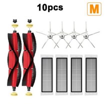 샤오미 로보락 S50 S51 S55 S60 S6 Pure s5 max 용 액세서리 Hepa 필터 사이드 메인 브러시 걸레 천 진공 청소기 부품, 06 10pcs
