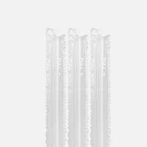 일회용 빨대 스트롱 개별포장 일자투명 7cm x 21cm x 500개
