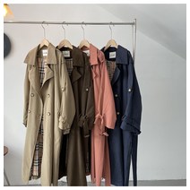 롱바바리코트 출 봄 타입 어텀 무드 캐쥬얼 무릎넘어 와이드 루즈핏 롱코트 3C D 3876544142