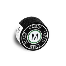 KAMUI 블랙 라미네이트 수영장 당구 CUE 팁 - 1개 (하드 14mm), Soft