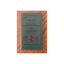 SINGER 221-1 FEATHERWEIGHT 재봉틀 미싱 INSTRUCTION MANUAL