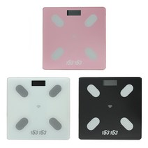 인바디 체지방 측정 스마트 체중계 블루투스 앱연동, 핑크