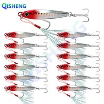 치승 오색 메탈지그 13개입/세트(10g 15g 20g 30g 40g 60g) 메탈지그 농어 삼치 우럭 배스 방파제 선상낚시, HTLS-2#