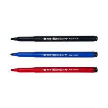지구화학 노마르지 사인펜 낱색 1타 12개, 검정
