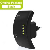 휴대용 라우터 무선 와이파이 리피터 2.4G 300MBps 앰프 익스텐더 802.11NBG 부스터 신호 증폭기 액세스 포인트, [02] US plug, [04] Black Box