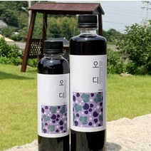 [농부프린스 오디원액 500ml] 오디청 오디즙 오디효소 오디액, 1개, 기본