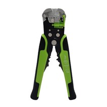 터미널압착기 슬리브압착기 유압압착기 크림 퍼 케이블 커터 자동 와이어 스트리퍼 다기능 스트리핑 도구 압착 펜치 터미널 0.2-6.0mm2, 검은색