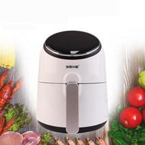 키친아트 에어 프라이어 프라이기 데일리 자취필수템 스테이크 치킨 고구마 튀김기 2.6L, 화이트