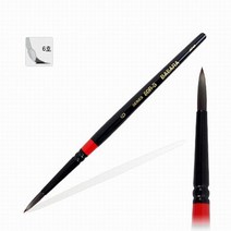 [알파] [바바라]세필 80R-S 6호, 호수:[6130750]6호