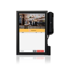 잘컴 제키오 키오스크 10.1인치 안드로이드 무인매장 무인 계산대 주문기 포스기 ZEKIO-101TSCO, 관절형 탁상클램프 거치대, 탁상형 바코드 스캐너(ZECOD-02)