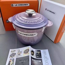 르쿠르제고메밥솥 냄비밥 스타우브 주물 18cm, 보라색, 한개옵션1