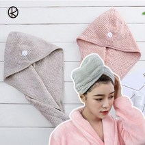 루아르모 (1+1) 3배 빨리마르는 머리수건 헤어터번 드라이타올 랜덤발송, 1개