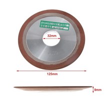 톱 사이딩톱날 원형 세라믹 시멘트 절단 컷팅 1 개 교체 125mm 한 테이퍼 측면 일반 수지 다이아몬드 톱날, 한개옵션0
