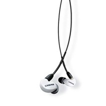 SHURE 슈어 AONIC 215 고차음성 이어폰(유선 타입) SE215DYWH+UNI-A 스페셜 에디션 화이트 : 운하형마이크 리모콘 첨부