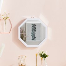 에이스홈 코코 정팔각 벽거울, 화이트 / MA007_WHT, 400