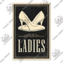 카페입간판 아크릴 철제 배너 카페 바 LED 스탠드제작 Putuo빈티지 화장실 장식 재미 있는 금속 주석 사인 벽 예술 욕실, 28.TH9435 - 20x30cm78x118in