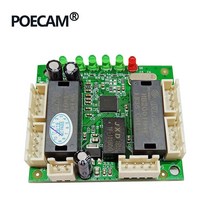 이더넷 스위치 5 포트 핀 헤드 PCBA 보드 제조업체 Oem ODM 미니 이더넷 고속 스위치 모듈 100Mbps 허브 수락