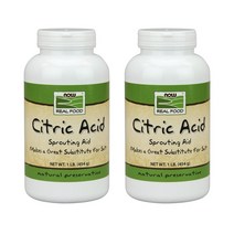 나우 푸드 Now Foods real food Citric Acid Sprouting Aid 1LB 리얼 구연산 시트르산 454g 2팩, 1개, 1