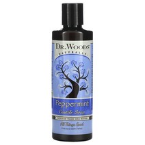 닥터우즈 Dr. Woods 페퍼민트 카스티야 비누 공정무역 시어버터 함유 236ml(8fl oz), 5개