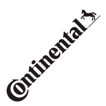 CONTINENTAL TIRE 콘티넨탈 타이어 데칼 튜닝 스티커, 1개, 오렌지(대)
