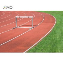 미니 강아지 허들 Laeacco 스포츠 육상 지상 달리기 경기 아기 경치 좋은 사진 배경 사진 스튜디오 사진 배경막, 얇은 천 220x150cm