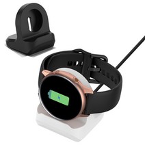 아카빌라 갤럭시워치 4 클래식 3 2 1 액티브 실리콘 충전독 거치대, 1개