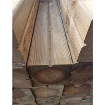 방부목구조재 140X140X3600mm 방부액처리 레드파인구조목 계단재 목재 각재 데크재