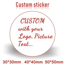 스티커인쇄기 라벨제작 폼텍라벨지 스티커라벨기커스텀 스티커 라벨 로고 프린팅 저널 귀여운 미적 접착, 03 50X50MM 100PCS