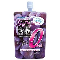 오리히로 푸른과 곤약 젤리 0kcal 거봉 130g 파우치 × 48 개 입 × (2 케이스), 2개