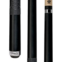 Pure X 147.3cm58인치 2피스 북미 하드 메이플 당구 큐 스틱 미드나잇 블랙 538.6g19온스