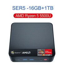 미니pc Beelink Ryzen 7 5800H SER5 맥스, AMD Processor, UK, 5500U 16G1T