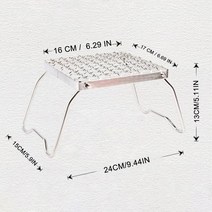 다기능 접이식 캠프파이어 그릴 휴대용 스테인레스 창살 그릴 스토브 목재 스탠드 가스 캠핑 스토브 스틸 야외 스탠드 S8G5