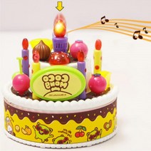 3살아기 생일초불기 멜로디 생일파티케이크 유치원 조카선물 소꿉놀이 돌봄