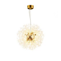 눈꽃 조명 샹들리에 식탁등 다이닝룸 카페 샹드리에, 골드 35cm-6LED 3색조명