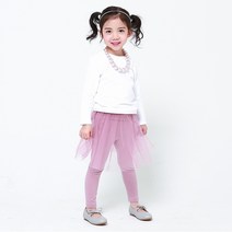 삐삐롱 삐삐롱 튜튜CO 여샤스커트레깅스 하의(16S1582DIUG_WI)