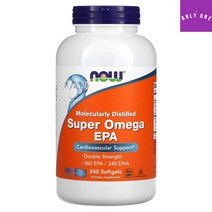 나우푸드 슈퍼 오메가 EPA EPA 360/DHA 240 소프트젤 240정, 120개