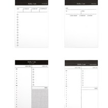 habittracker 해빗트래커 운동 일지 다이어트 일기 오늘공부 하루 계획표 식단 시간 일주일 플래너 초등 스터디 한달 공시생 스케쥴표 일정관리 데일리 학습 일정표 메모장 50, 체크형