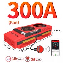 대용량 보조배터리 파워뱅크 스마트 BMS 4s Lifepo4 블루투스 Lipo 4S ~ 24S 80A 250A USB UART 태양광 시스템 저장 배터리, 151.LiFePo4 15S 48V BT - 300A-