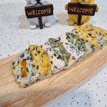 [특별하개] 강아지 수제간식 닭 오리 소고기테린 3P (120g), 꼬꼬테린