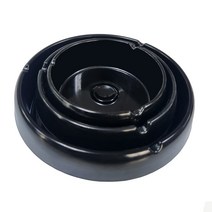 다인네 국내산 멜라민 재떨이 특대(16cm) 검은색 업소용 재털이, 소(10.6cm), 1개, 블랙