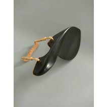 1PC 품질 바이올린 흑단 턱 나머지 1/4 1/2 3/4 4/4 골드 컬러 클램프, 01 1PC 14 Size Black