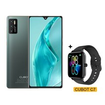 핸드폰 싸게 사는 법 cubot p50 2022 새로운 스마트폰 android 6gb ram 128gb rom 256gb 확장 4200mah 6 217 인치 nfc 20mp, 녹색 추가 시계 c7
