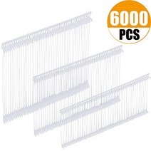 Onwon 6000 Pieces Standard Tagging Gun Fasteners Plastic Regular Garment Clothing Price Tag Label St, 1, Tagging Gun Fastener