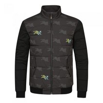 까스텔바작 남성 지그재그 패딩 점퍼_BGASJP001DY